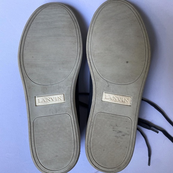 Lanvin suede low-top sneaker - Picture 3 of 7